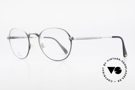 Gucci 1226 Klassische 80er Panto Brille, Panto-Form mit einer "antik metall" Lackierung, Passend für Herren und Damen