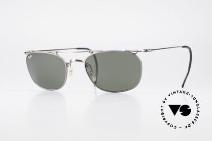 Ray Ban Deco Metals Square Alte B&L USA Sonnenbrille, Modell aus der RAY-BAN Deco Metals Collection, Passend für Herren und Damen