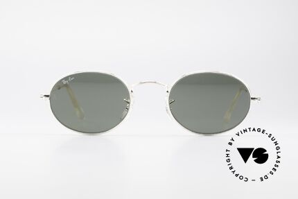 Ray Ban Classic Style I Ovale B&L USA Sonnenbrille, ovale USA Sonnenbrille mit G15 Mineral-Gläsern, Passend für Herren und Damen
