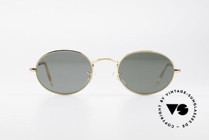 Ray Ban Classic Style I B&L USA Sonnenbrille Oval, ovale USA Sonnenbrille mit G15 Mineral-Gläsern, Passend für Herren und Damen