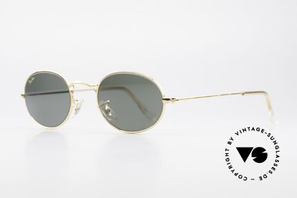 Ray Ban Classic Style I B&L USA Sonnenbrille Oval, beste Qualität von Bausch&Lomb (B&L), 100% UV, Passend für Herren und Damen