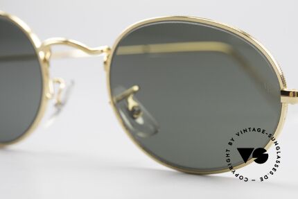 Ray Ban Classic Style I B&L USA Sonnenbrille Oval, KEINE Retro-Sonnenbrille; ein 90er Jahre Original, Passend für Herren und Damen