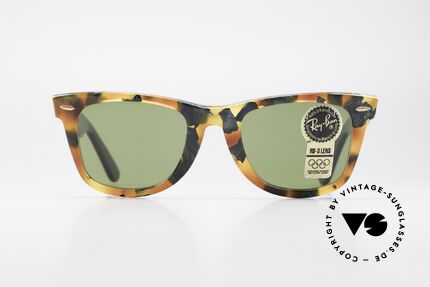 Ray Ban Wayfarer I Limited Deluxe Edition USA, in den 80ern getragen v. Don Johnson in 'Miami Vice', Passend für Herren und Damen