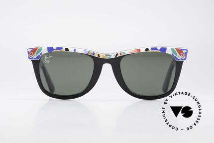 Ray Ban Wayfarer I Limited Olympia Edition 1992, seltene OLYMPIA Sport Edition 'BARCELONA 1992', Passend für Herren und Damen Ray Ban Wayfarer I Limited Olympia Edition 1992, seltene OLYMPIA Sport Edition 'BARCELONA 1992', Passend für Herren und Damen