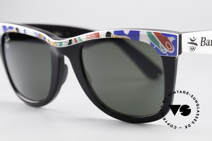 Ray Ban Wayfarer I Limited Olympia Edition 1992, ungetragene B&L Rarität; ein wahres Sammlerstück, Passend für Herren und Damen Ray Ban Wayfarer I Limited Olympia Edition 1992, ungetragene B&L Rarität; ein wahres Sammlerstück, Passend für Herren und Damen