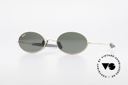 Ray Ban Orbs 6 Base Oval Ovale B&L USA Sport Brille, futuristische Sportbrille von Ray Ban; perfekter Sitz, Passend für Herren