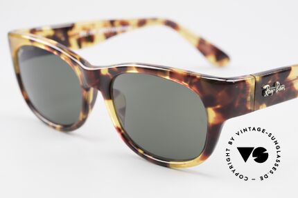 Ray Ban Bohemian Bausch & Lomb Sonnenbrille, schlichte, zeitlose Rahmengestaltung in schildpatt, Passend für Herren und Damen