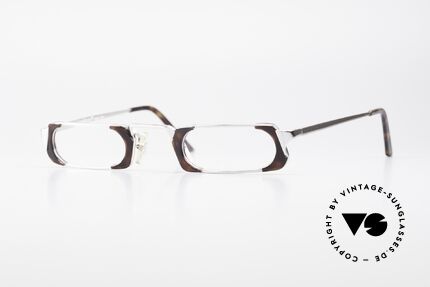 Gianni Versace 833 Markante Vintage Lesebrille, kleine VINTAGE VERSACE Designer-Lesebrille der 1980er, Passend für Herren und Damen