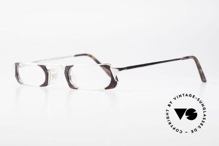 Gianni Versace 833 Markante Vintage Lesebrille, Unisex-Brille: markant; jedoch stilvoll (und sehr selten), Passend für Herren und Damen