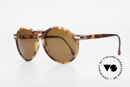 BOSS 5160 Grosse Panto Sonnenbrille, enorm leicht & in Top-Qualität (Optyl-Material), Passend für Herren