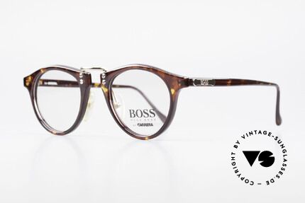 BOSS 5110 90er Panto Brille No Retro, aus damaliger Kooperation zwischen BOSS & Carrera, Passend für Herren und Damen