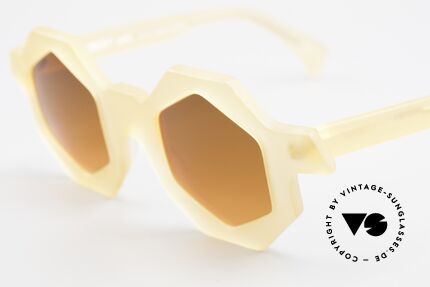 Alain Mikli 0157 / 940 Sechseckige Sonnenbrille 1989, Sammlerstück (gehört eigentlich in ein Museum), Passend für Damen