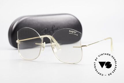 Ray Ban Balgrip 702 Gold Filled Vintage Brille, ungetragen (wie alle unsere vintage Ray Ban Brillen), Passend für Damen