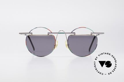 Taxi 221 by Casanova Vintage Kunst Sonnenbrille, farbenfrohes Design: schwungvoll, lebhaft, fröhlich, Passend für Damen