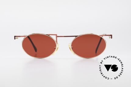 Taxi 227 by Casanova Designer Sonnenbrille 3D Rot, interessante Rahmenkonstruktion sowie Farbkonzept, Passend für Herren und Damen