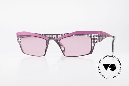 Theo Belgium Eye-Witness TA Avantgarde Sonnenbrille Pink Details