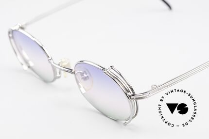 Yohji Yamamoto 52-4107 Ovale Designer Sonnenbrille, KEINE Retromode; ein Y. Yamamoto Original von 1995, Passend für Herren und Damen