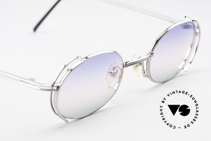 Yohji Yamamoto 52-4107 Ovale Designer Sonnenbrille, Größe: small, Passend für Herren und Damen