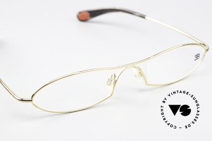 Bugatti 341 Odotype Designer Vintage Lesebrille, circa 20 Jahre altes Einzelstück; ungetragen!, Passend für Herren