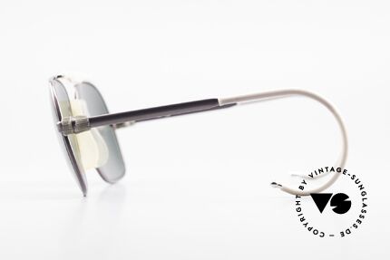 Zeiss 7037 Sportsonnenbrille Old School, sehr eigenwillig in Form und Farbe in KLEINER GRÖßE!, Passend für Herren und Damen