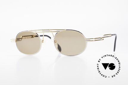 Cazal 762 Ovale Vintage Sonnenbrille, ovale vintage Sonnenbrille von CAZAL von 1997, Passend für Herren