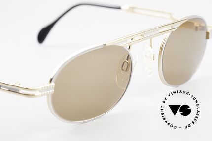 Cazal 762 Ovale Vintage Sonnenbrille, Fassung kann natürlich beliebig verglast werden, Passend für Herren