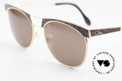 Cazal 741 Panto Stil 90er Sonnenbrille, flexible Federscharniere für optimalen Tragekomfort, Passend für Herren und Damen