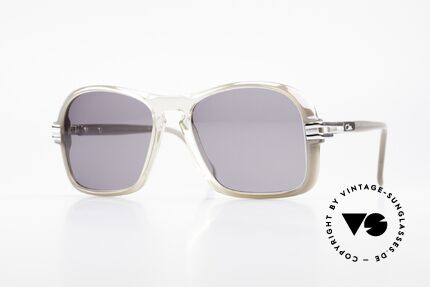 Cazal 606 70er Brille Erste Cazal Serie, extrem seltene Cazal Sonnenbrille aus den späten 70ern, Passend für Herren
