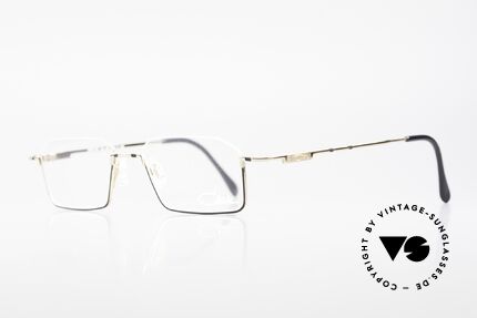 Cazal 407 Vintage Lesebrille No Retro, auf den 1. Blick minimalistisch; jedoch sehr markant, Passend für Herren