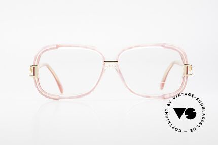 Cazal 320 Damen Cazal West Germany, transparenter Rahmen mit viel PINK / ROT und gold, Passend für Damen