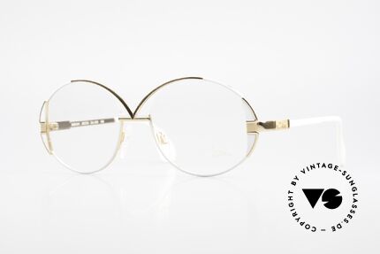 Cazal 241 Vintage Cazal Brille Damen, luxuriöse Cazal Damenbrille der späten 1980er/90er, Passend für Damen