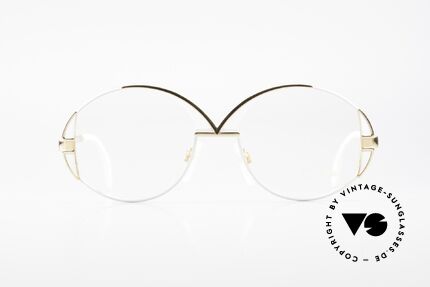 Cazal 241 Vintage Cazal Brille Damen, tolle Kombination aus Farben, Formen & Materialien, Passend für Damen