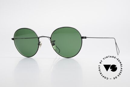 Cutler And Gross 0306 Vintage Panto Sonnenbrille, Cutler & Gross London Designerbrille der späten 90er, Passend für Herren und Damen