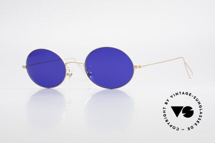 Cutler And Gross 0305 Vintage Sonnenbrille Oval, Cutler & Gross London Designerbrille der späten 90er, Passend für Herren und Damen