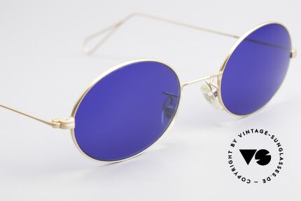 Cutler And Gross 0305 Vintage Sonnenbrille Oval, KEINE Retrobrille, sondern ein 20 Jahre altes Original!, Passend für Herren und Damen