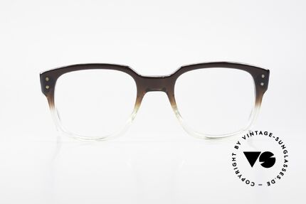 Metzler 447 Vintage Brille Nerd Hipster, altes 70/80er Jahre ORIGINAL - wie aus einem Stück, Passend für Herren