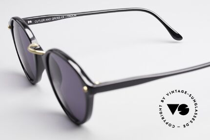 Cutler And Gross 0249 Panto Sonnenbrille Vintage, ungetragen; Modell ist auch beliebig optisch verglasbar, Passend für Herren und Damen
