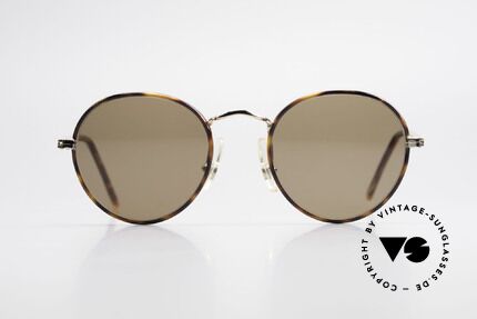 Cutler And Gross 0110 Runde Designer Sonnenbrille, klassisch, zeitlose Understatement Luxus-Sonnenbrille, Passend für Herren und Damen