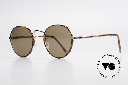 Cutler And Gross 0110 Runde Designer Sonnenbrille, stilvoll & unverwechselbar; auch ohne pompöse Logos, Passend für Herren und Damen