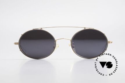 Cutler And Gross 0305 Sonnenbrille mit Sonnenclip, klassisch, zeitlose Understatement Luxus-Sonnenbrille, Passend für Herren und Damen