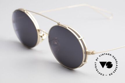 Cutler And Gross 0305 Sonnenbrille mit Sonnenclip, ungetragen; Modell ist auch beliebig optisch verglasbar, Passend für Herren und Damen