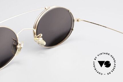Cutler And Gross 0305 Sonnenbrille mit Sonnenclip, Größe: medium, Passend für Herren und Damen