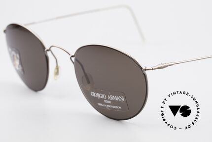 Giorgio Armani 3006 Vintage Drahtbrille Panto Stil, dennoch enorm markant & komfortabel (nur 12 Gramm), Passend für Herren