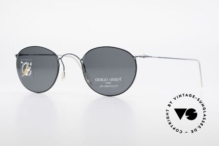 Giorgio Armani 3006 Panto Stil Vintage Drahtbrille, Giorgio Armani Sonnenbrille, Mod. 3006-S, Col. T-107, Passend für Herren