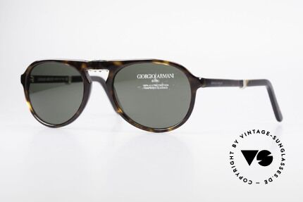 Giorgio Armani 2522 Faltbare Aviator Sonnenbrille, einzigartige Giorgio Armani DesignerSonnenbrille, Passend für Herren und Damen