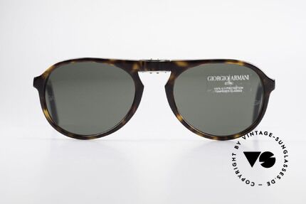 Giorgio Armani 2522 Faltbare Aviator Sonnenbrille, praktisches Faltmodell in absoluter TOP-Qualität, Passend für Herren und Damen