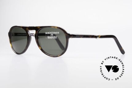 Giorgio Armani 2522 Faltbare Aviator Sonnenbrille, sehr elegant in Design & Farbgestaltung; Gr. 52°19, Passend für Herren und Damen
