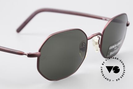 Giorgio Armani 664 Achteckige Vintage Brille 90er, KEINE RETROBRILLE, sondern ein altes GA Original, Passend für Herren und Damen