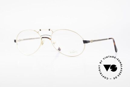 Bugatti 13411 Vintage Herrenbrille Luxus Details