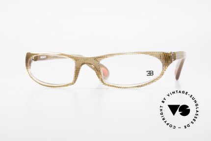 Bugatti 325 Odotype Vintage Herren Designer Brille, sportliche high-tech Herrenbrille von Bugatti, Passend für Herren